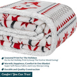 Christmas Sherpa Throw Blanket