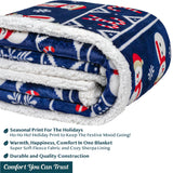 Christmas Sherpa Throw Blanket