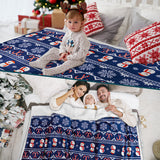 Christmas Sherpa Throw Blanket