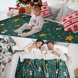 Christmas Sherpa Throw Blanket