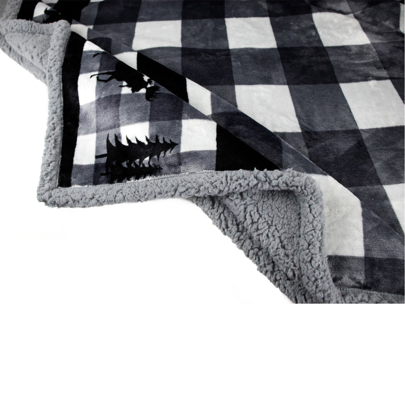Christmas Sherpa Throw Blanket