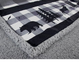 Christmas Sherpa Throw Blanket