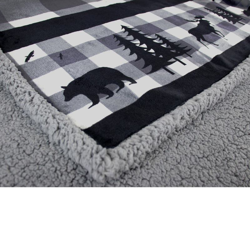 Christmas Sherpa Throw Blanket
