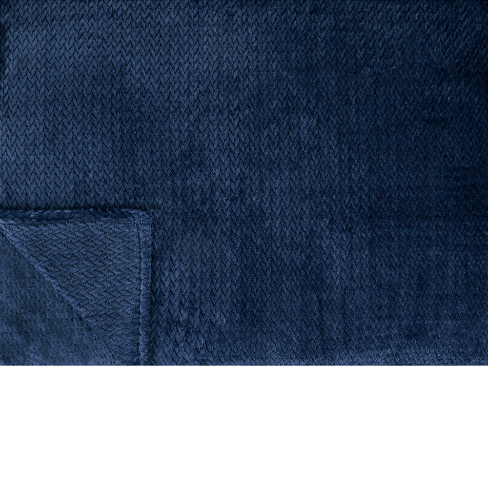 Leaves Textured Fleece Blanket