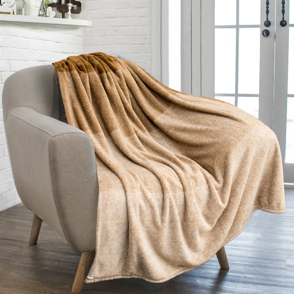 Gradient Ombre Fleece Blanket