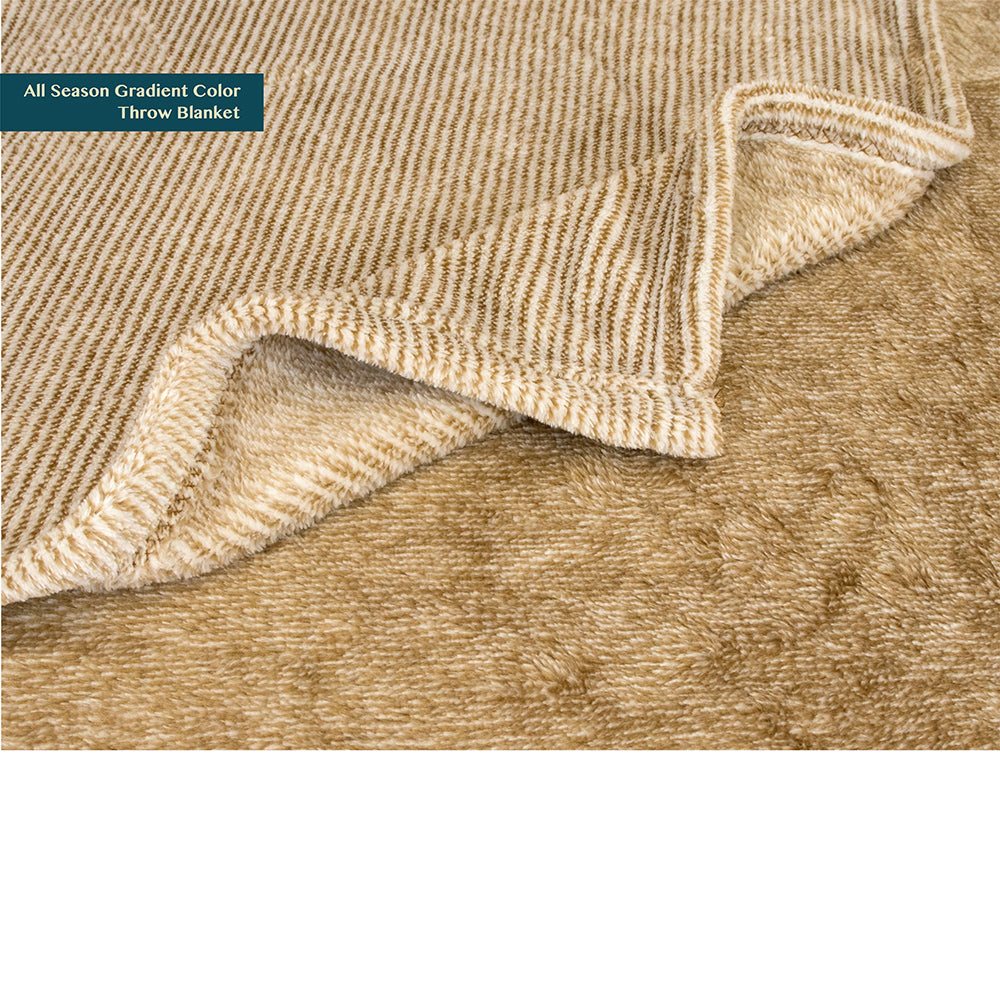 Gradient Ombre Fleece Blanket