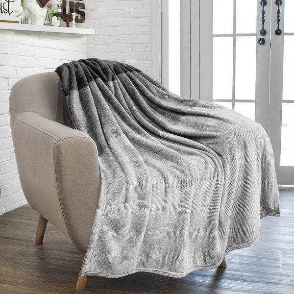 Gradient Ombre Fleece Blanket