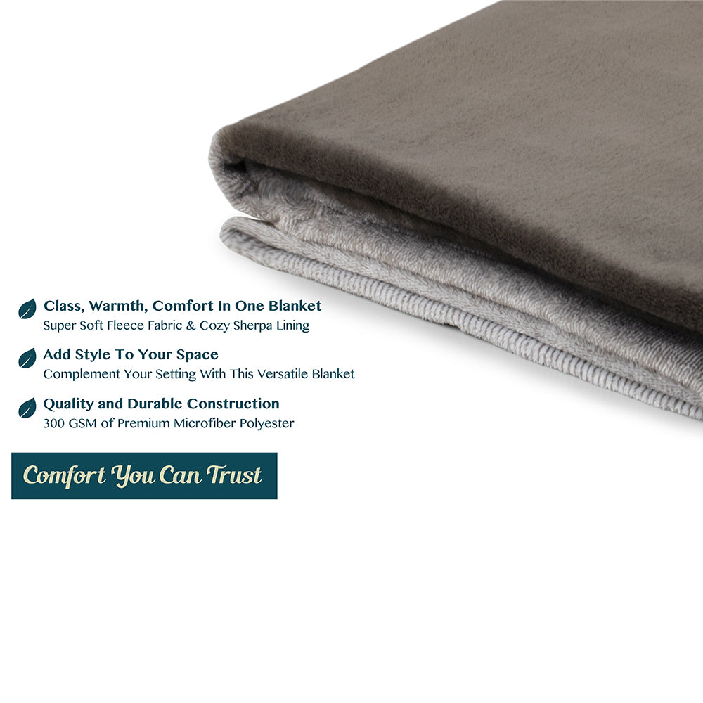 Gradient Ombre Fleece Blanket