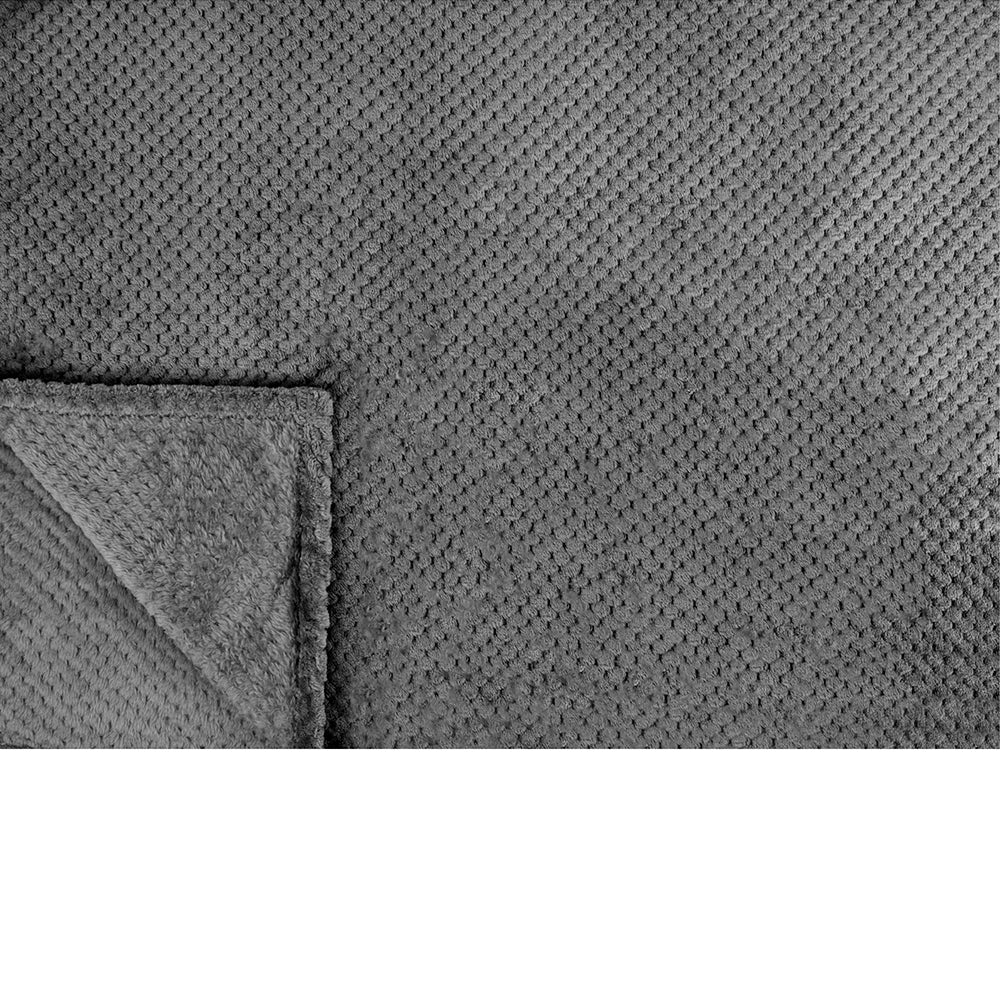 Waffle Textured Fleece Blanket