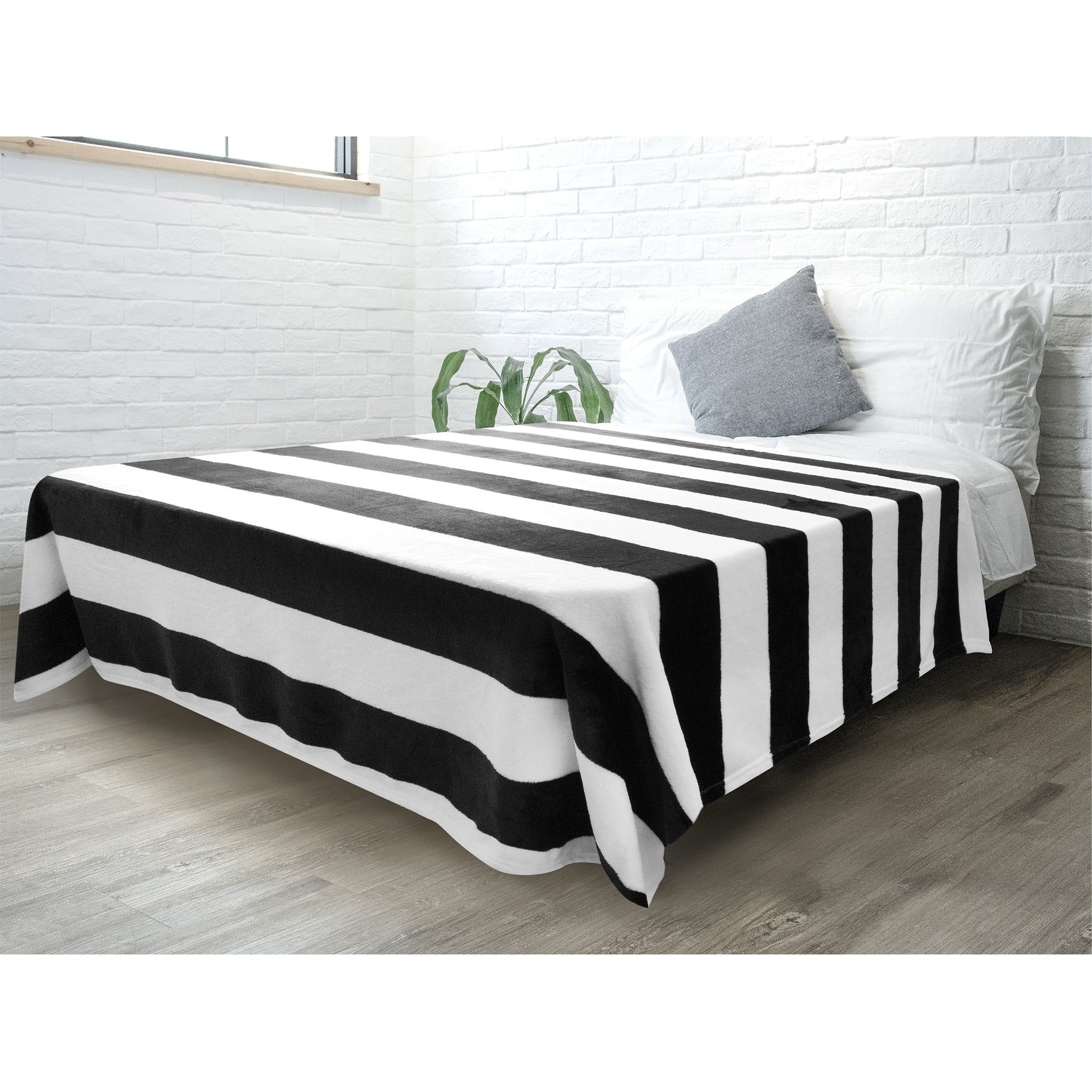 Striped Fleece Blanket