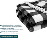 Pom Pom Fringe Throw Blanket