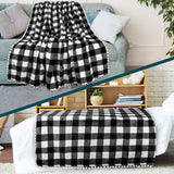 Pom Pom Fringe Throw Blanket