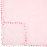 Pom Pom Fringe Throw Blanket