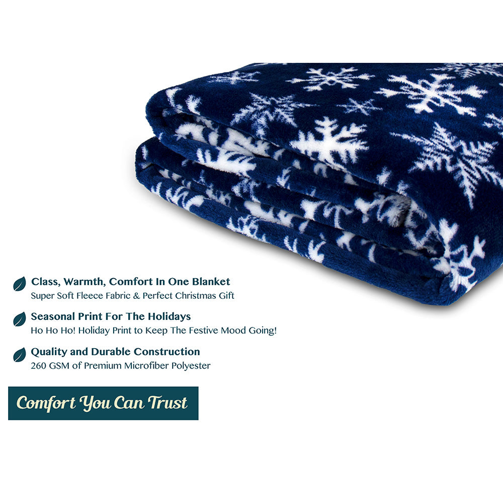 Christmas Fleece Throw Blanket