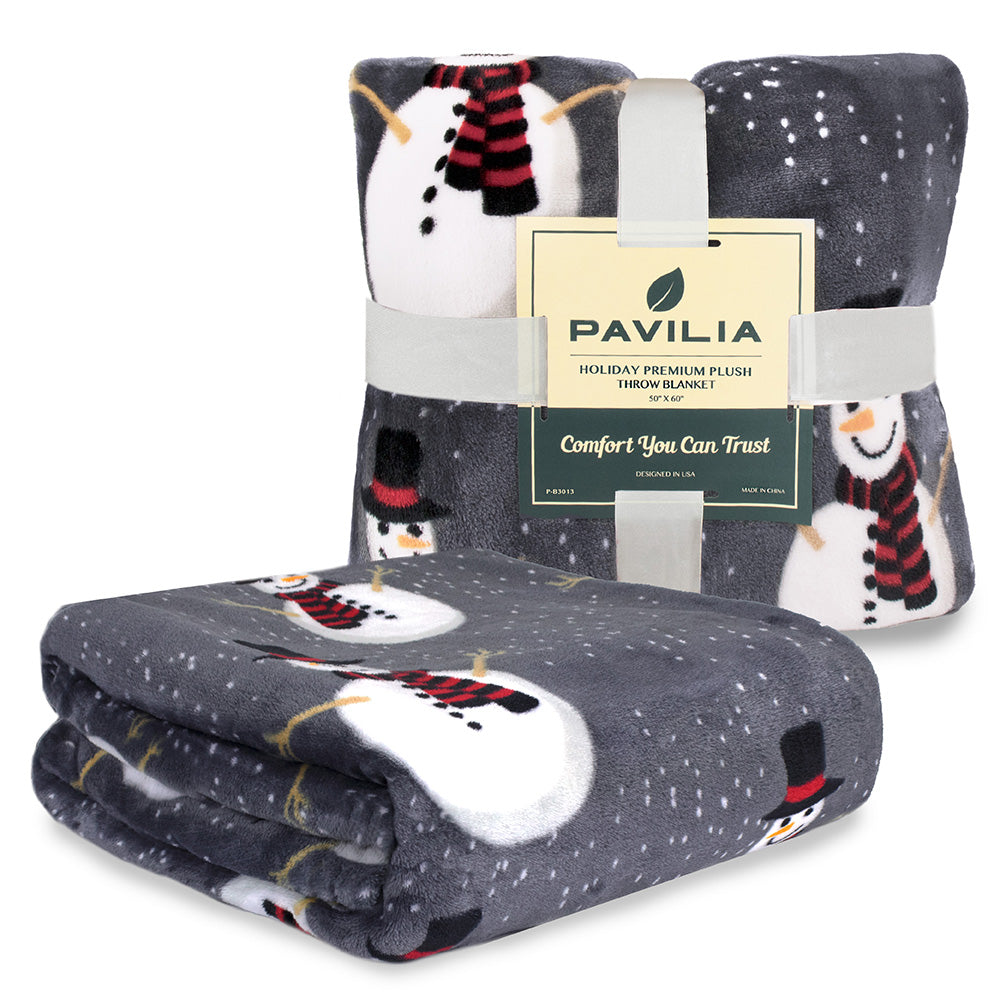 Christmas Fleece Throw Blanket