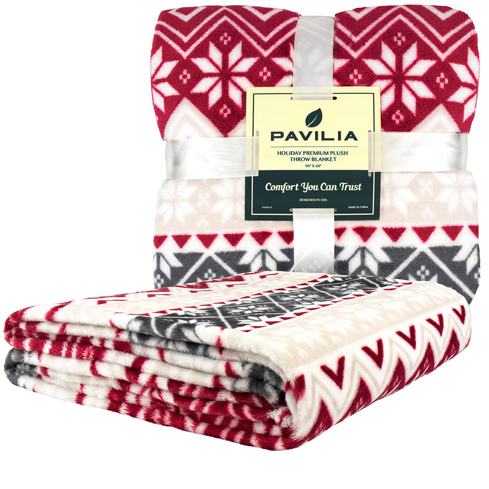 Christmas Fleece Throw Blanket