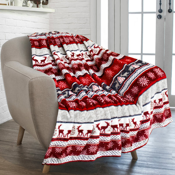 Christmas Fleece Throw Blanket