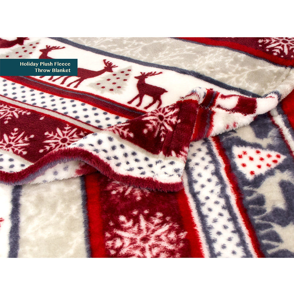 Christmas Fleece Throw Blanket