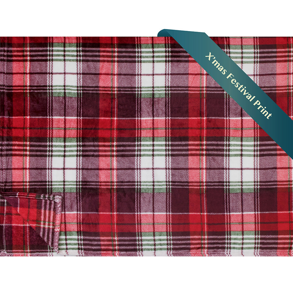 Christmas Fleece Throw Blanket