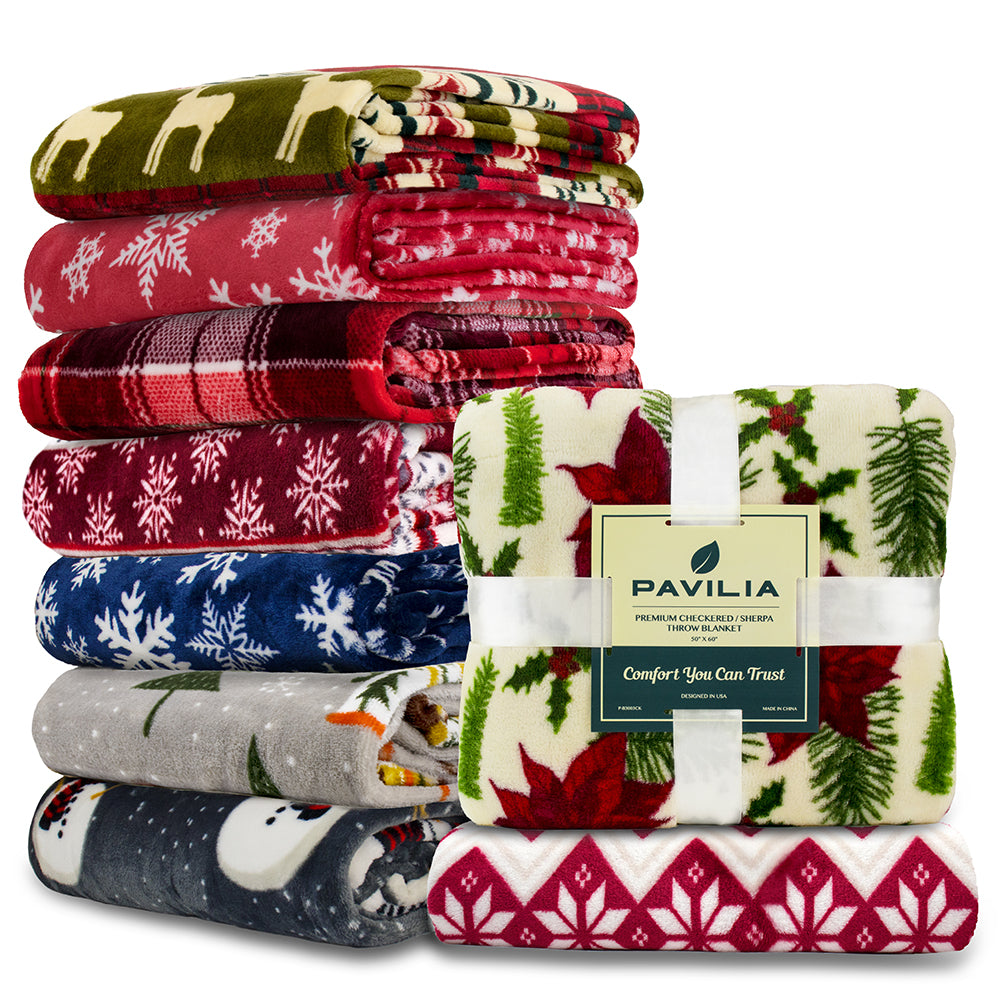 Christmas Fleece Throw Blanket