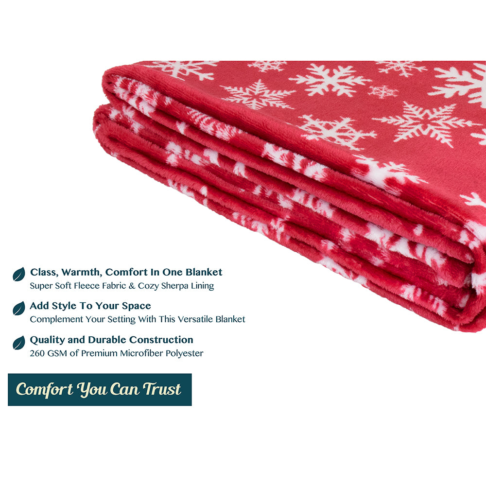 Christmas Fleece Throw Blanket