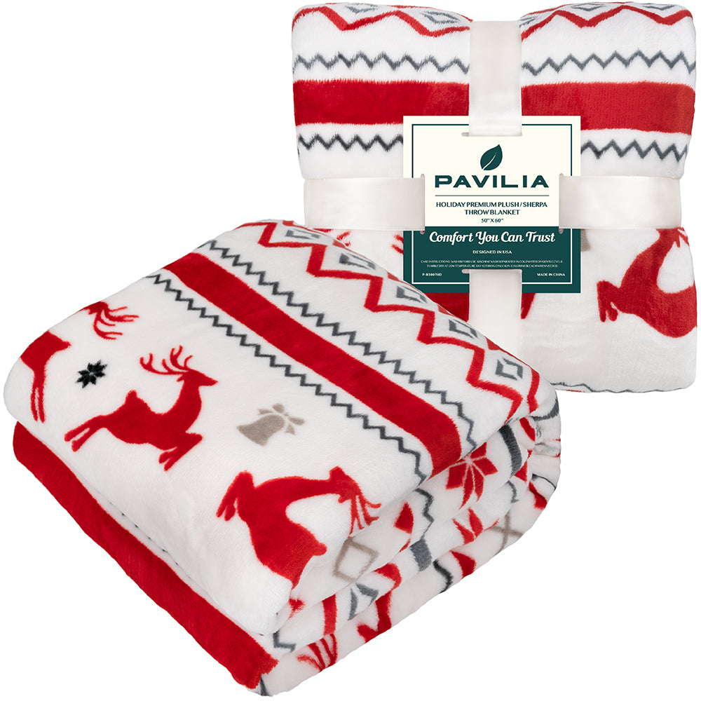 Christmas Fleece Throw Blanket