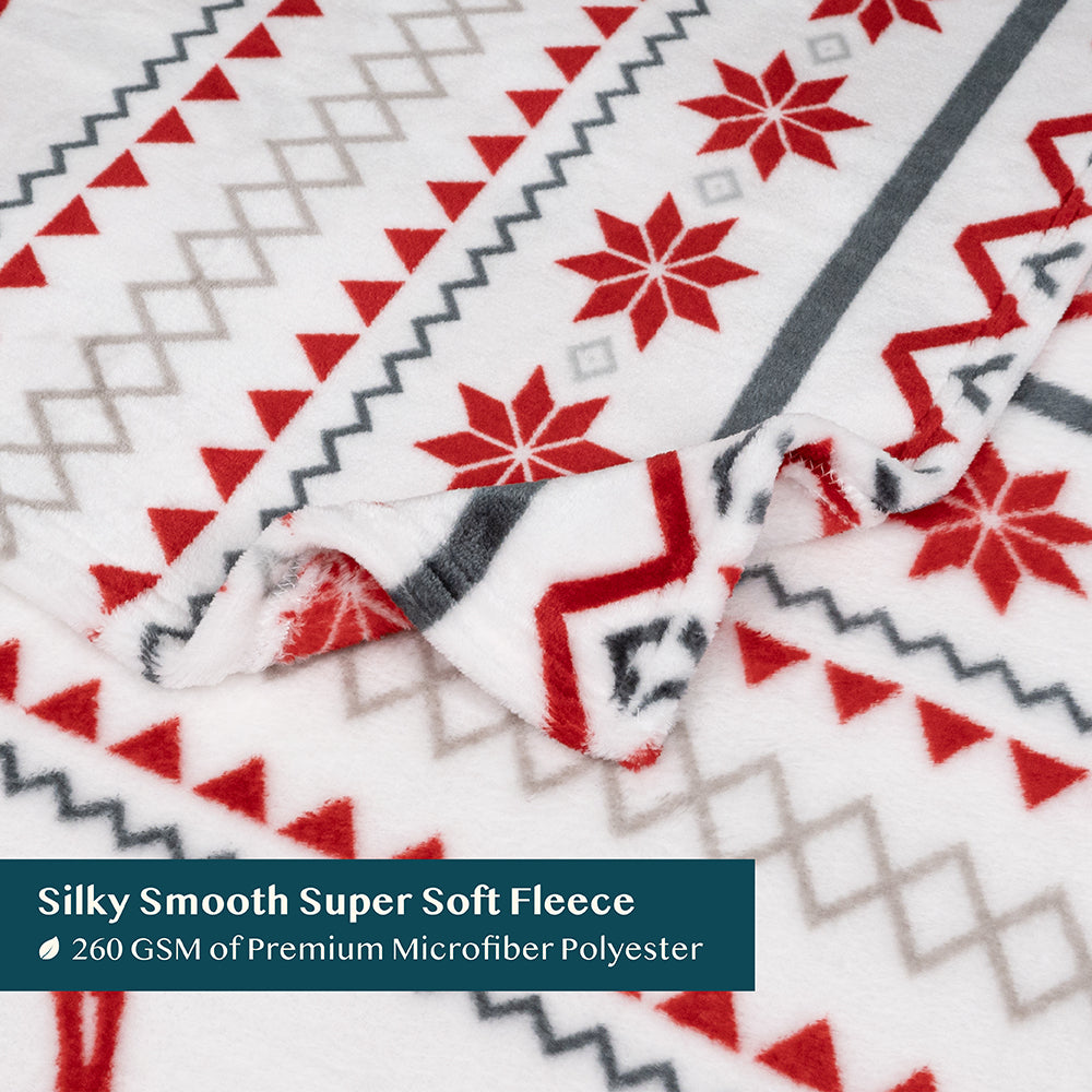 Christmas Fleece Throw Blanket