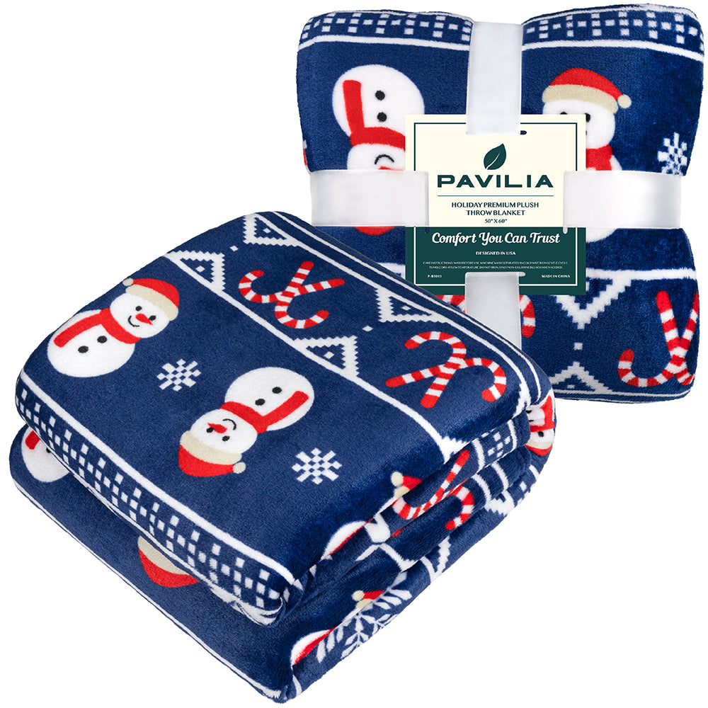 Christmas Fleece Throw Blanket