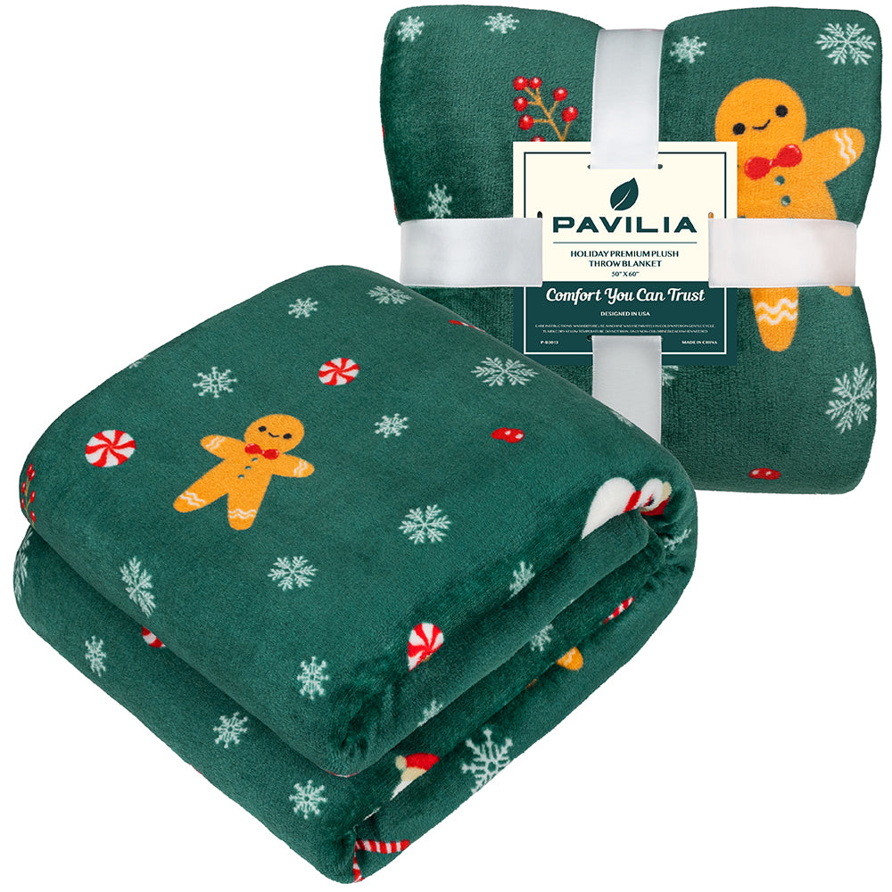Christmas Fleece Throw Blanket