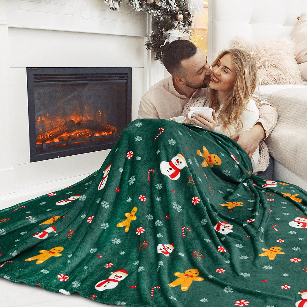Christmas Fleece Throw Blanket