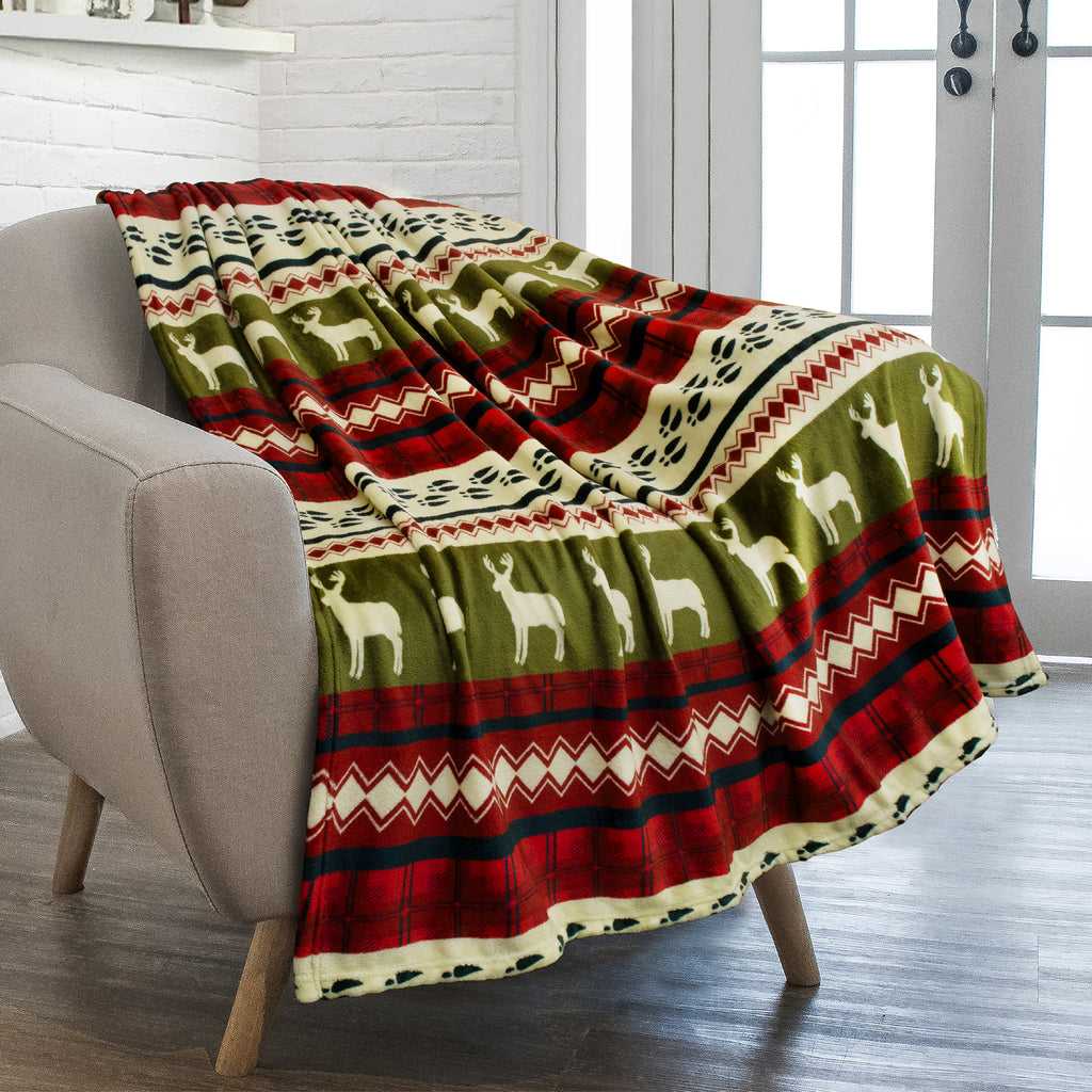 Christmas Fleece Throw Blanket