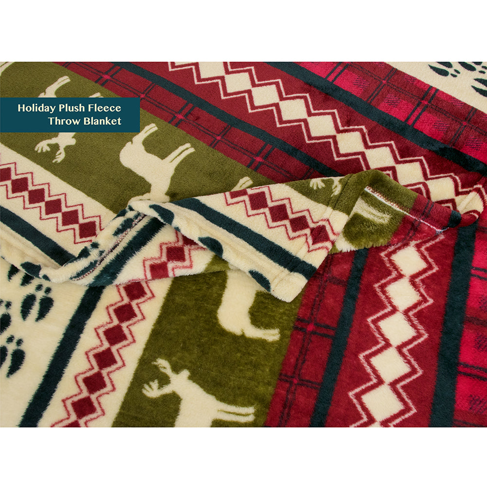 Christmas Fleece Throw Blanket