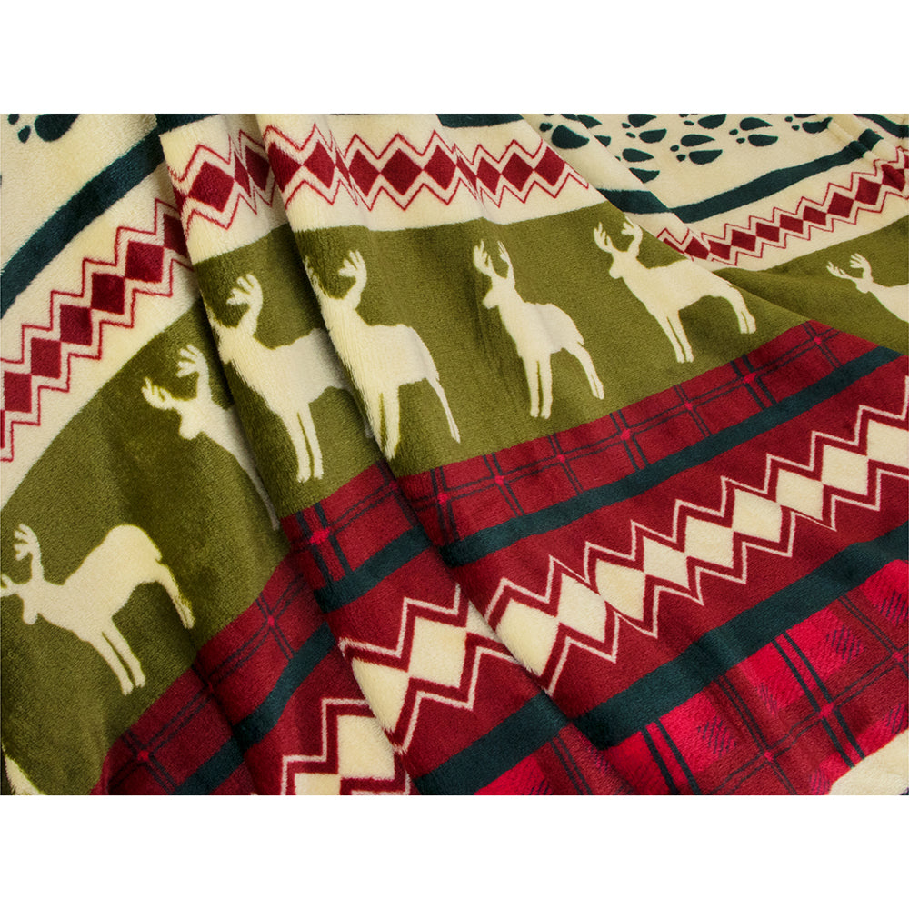 Christmas Fleece Throw Blanket