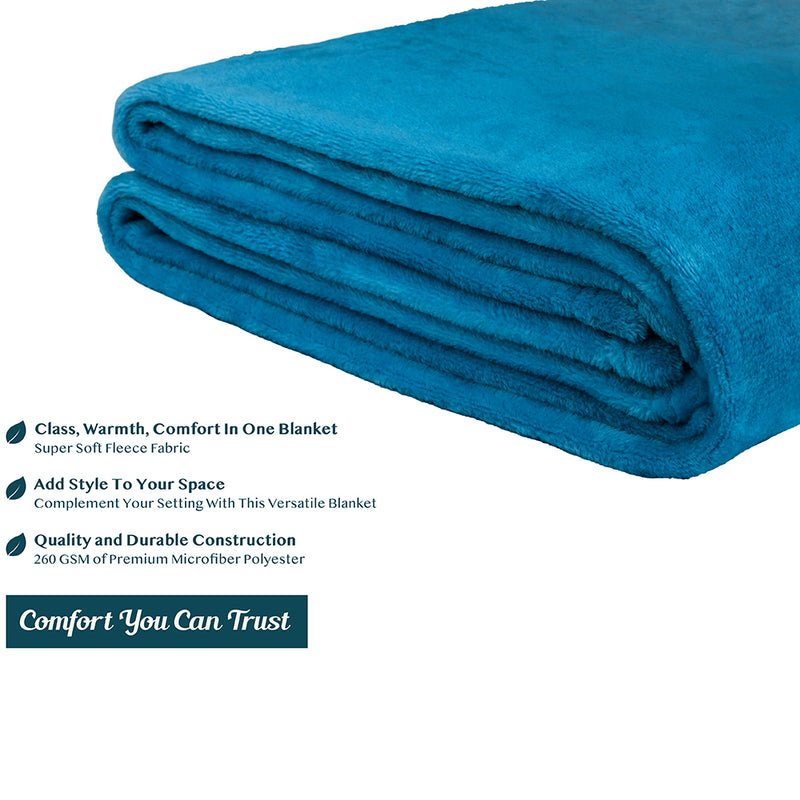 Classic Fleece Throw Blanket