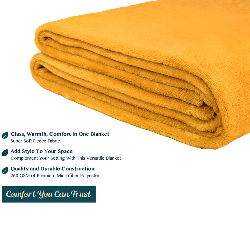 Classic Fleece Throw Blanket