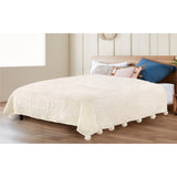 Pom Pom Fringe Sherpa Throw Blanket