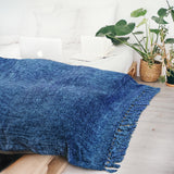 Chenille Tassel Fringe Throw Blanket