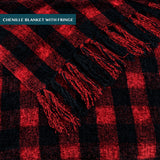 Chenille Tassel Fringe Throw Blanket