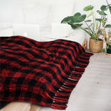 Chenille Tassel Fringe Throw Blanket