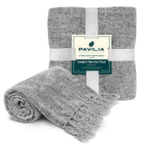Chenille Tassel Fringe Throw Blanket