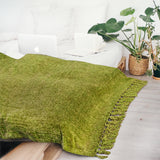 Chenille Tassel Fringe Throw Blanket