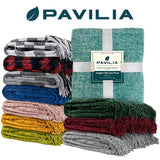 Chenille Tassel Fringe Throw Blanket