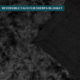Minky Sherpa Throw Blanket