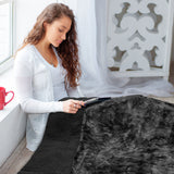 Minky Sherpa Throw Blanket