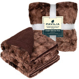 Minky Sherpa Throw Blanket