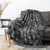 Minky Sherpa Throw Blanket