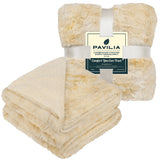 Minky Sherpa Throw Blanket