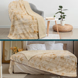 Minky Sherpa Throw Blanket