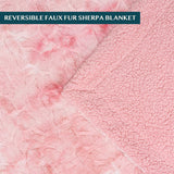 Minky Sherpa Throw Blanket