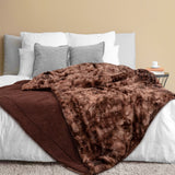 Minky Sherpa Throw Blanket